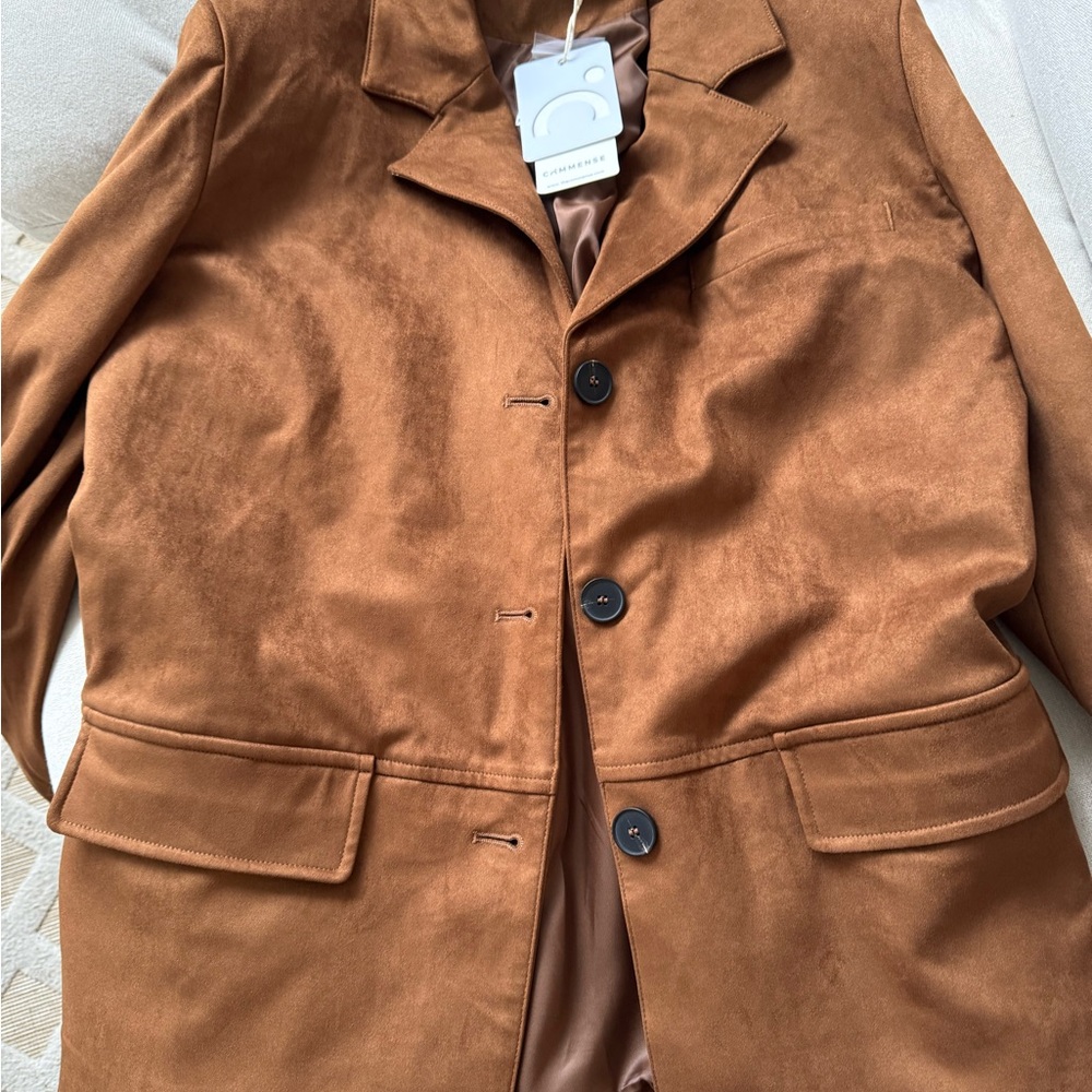 Suede blazer - Picture 4 of 5